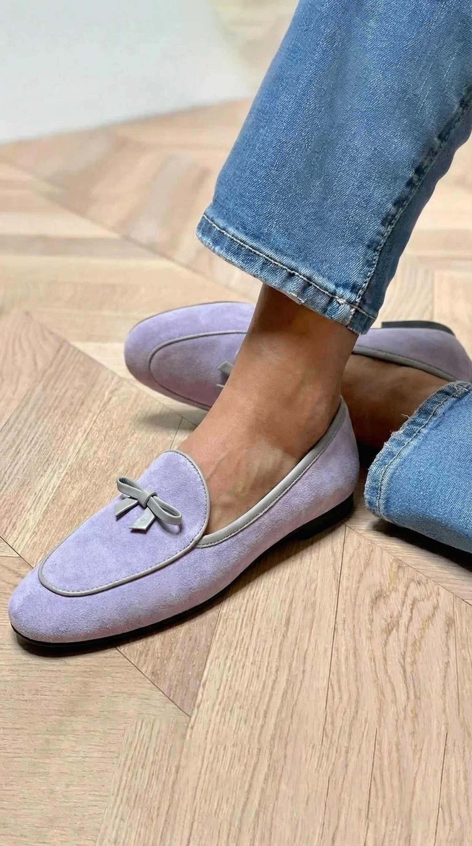 Amalia | Zapato Plano Elegante con Lazo