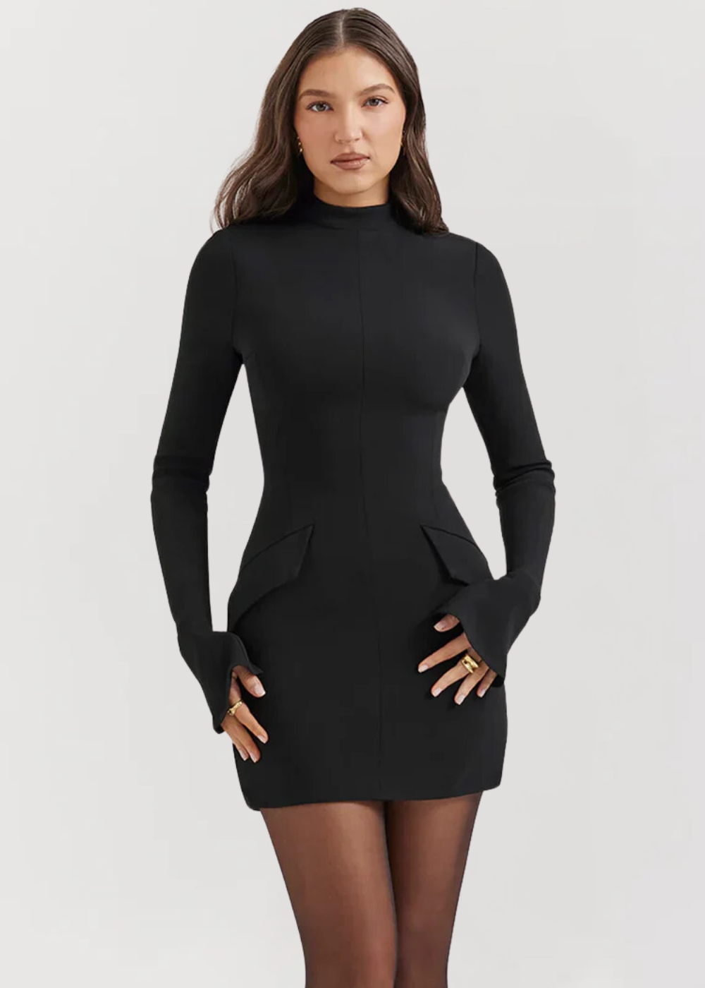 Layla | Vestido Mini Ajustado de Punto