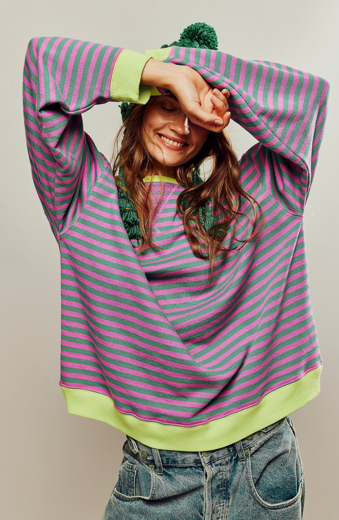 Mana | Jersey Oversize de Rayas