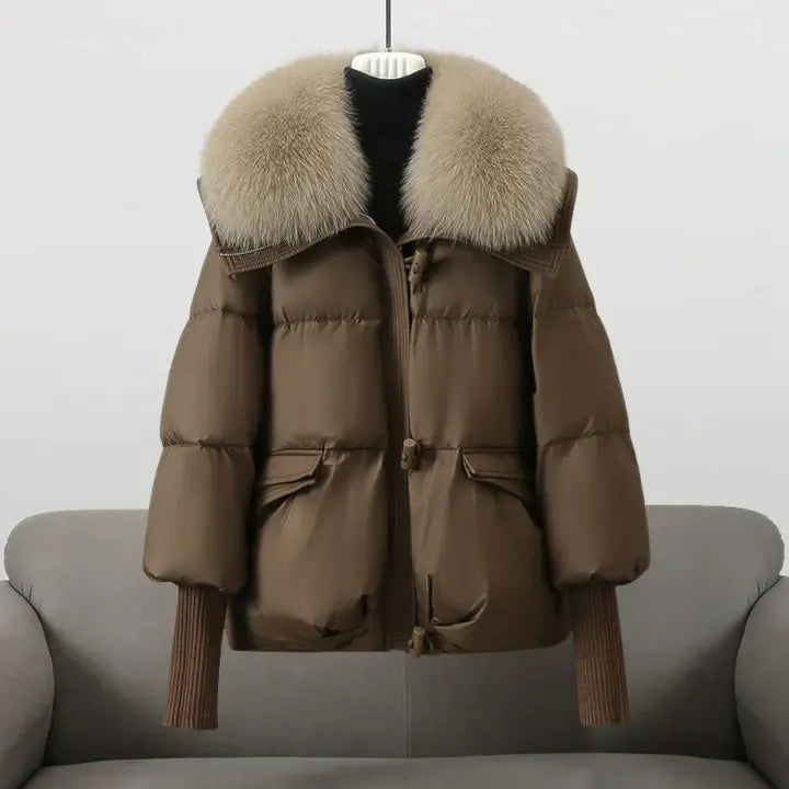 Hannah | Chaqueta Invernal con Cuello de Pelo