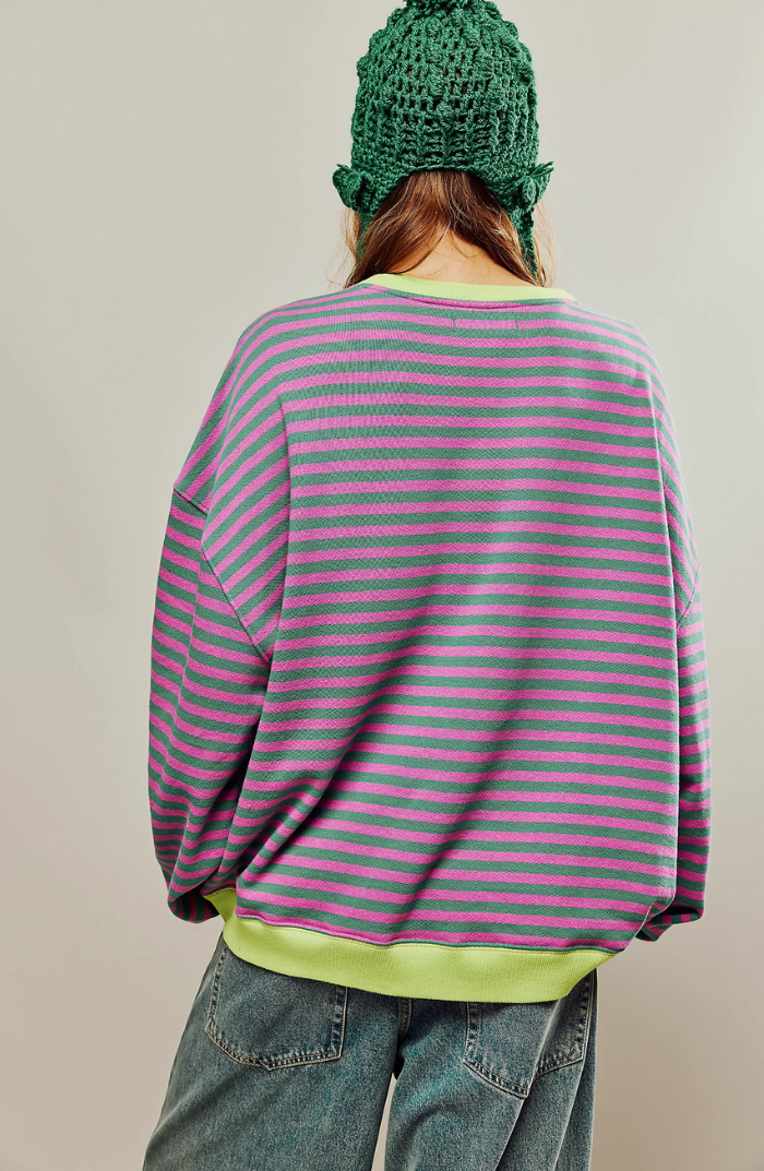 Mana | Jersey Oversize de Rayas