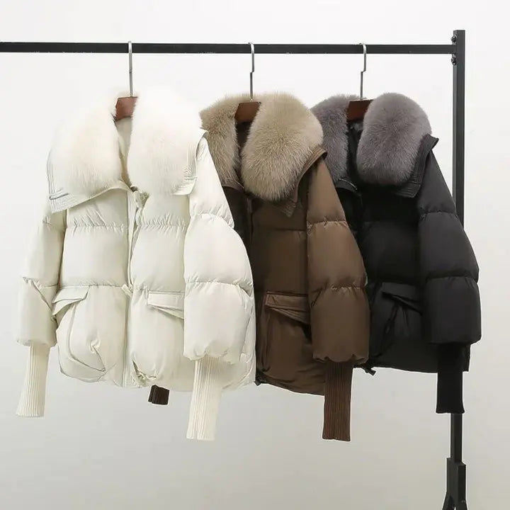 Hannah | Chaqueta Invernal con Cuello de Pelo