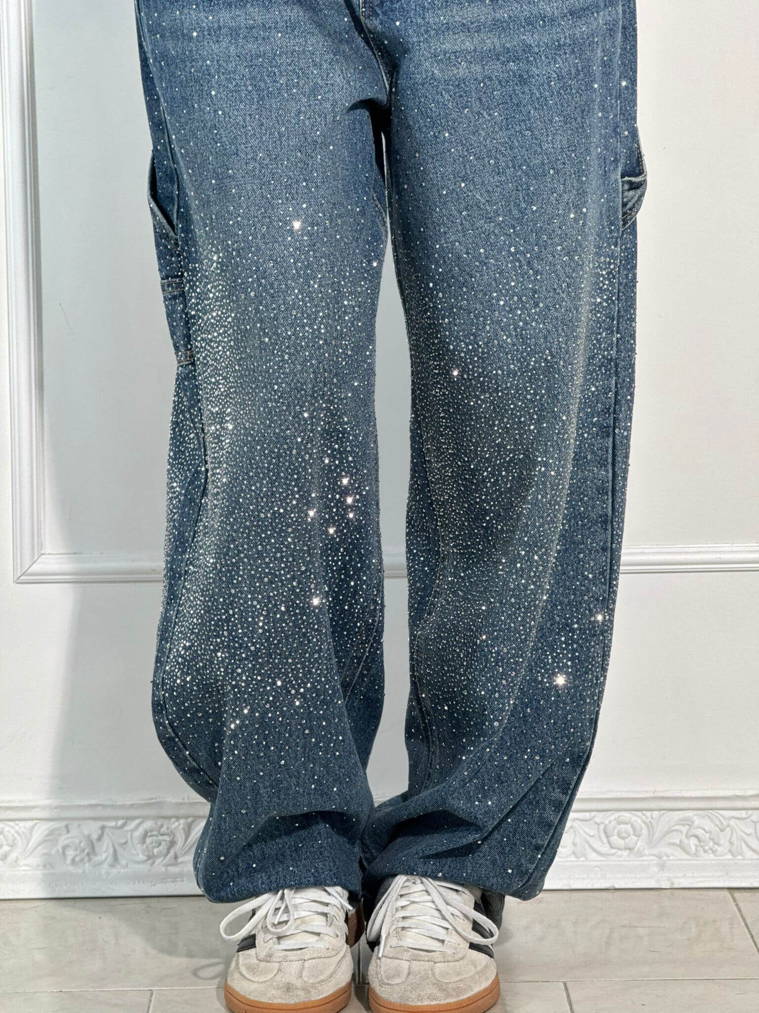 Gertrud | Jeans con Detalles Brillantes