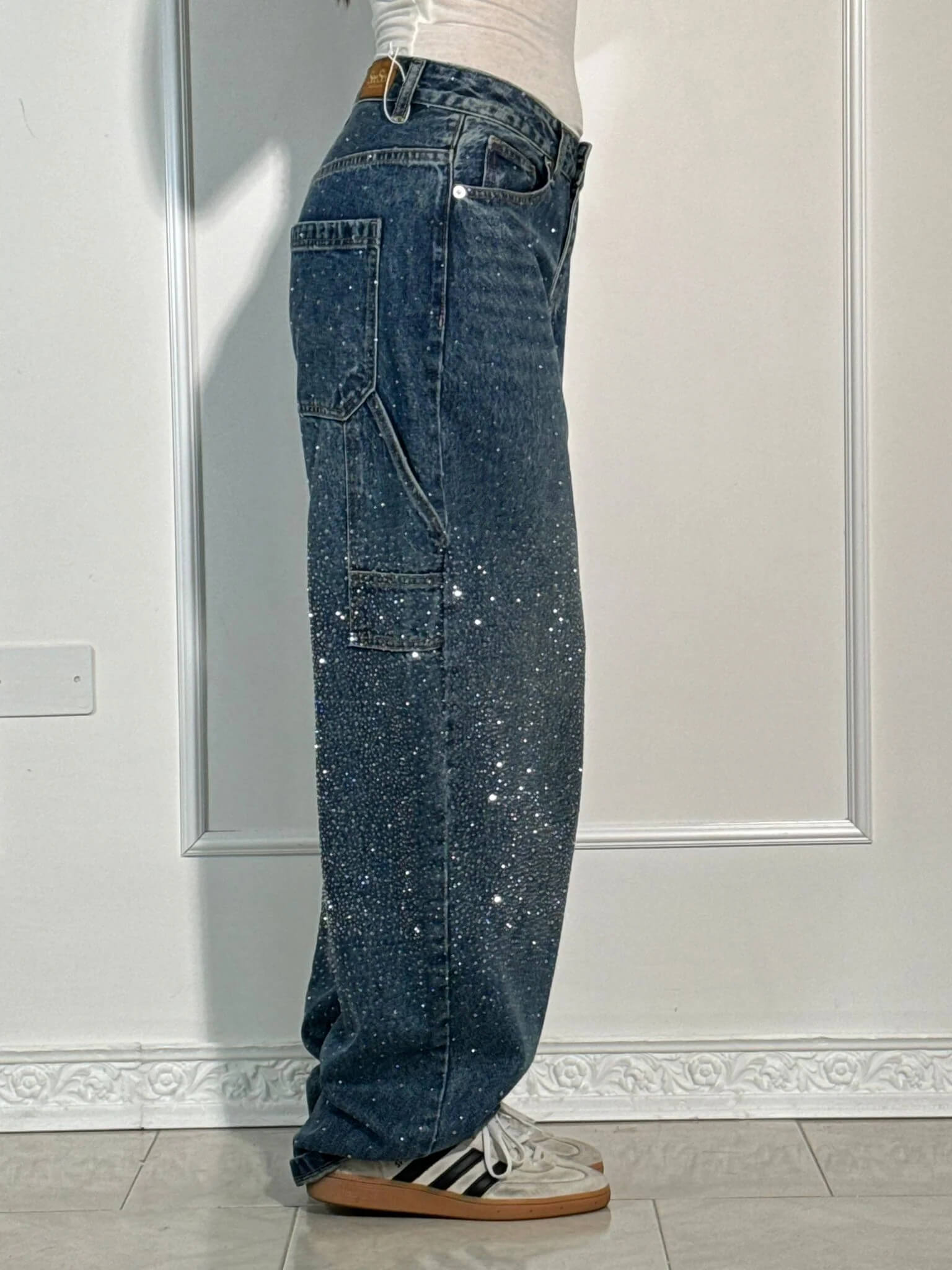 Gertrud | Jeans con Detalles Brillantes