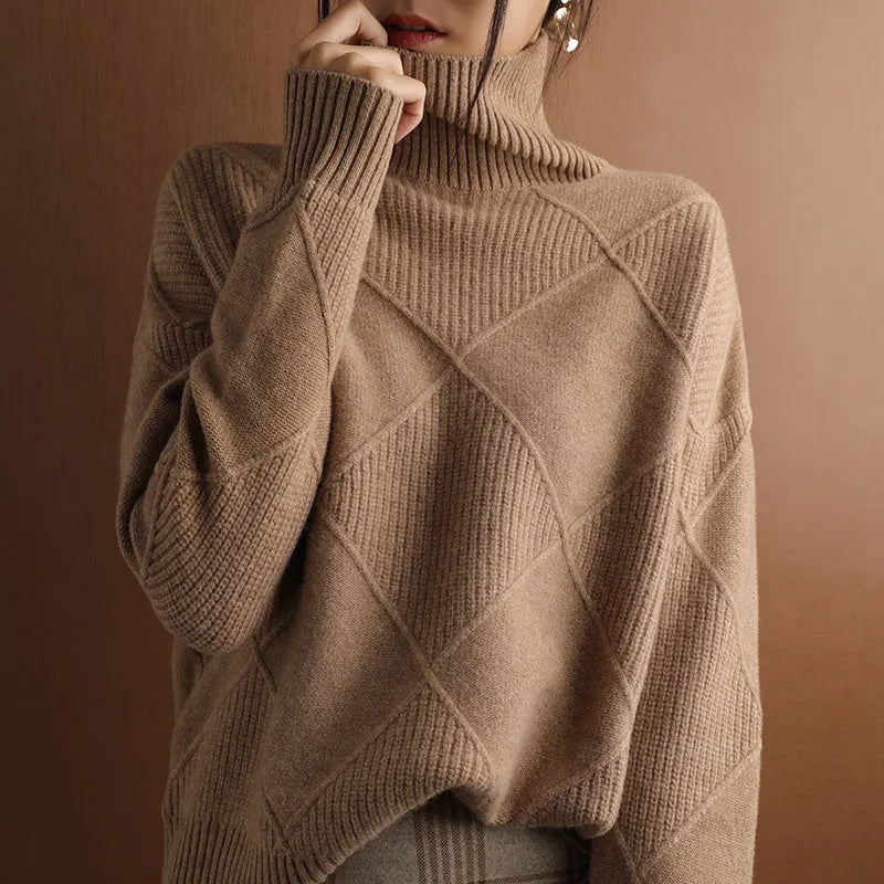 Marcelle | Jersey de Cuello Alto Suave