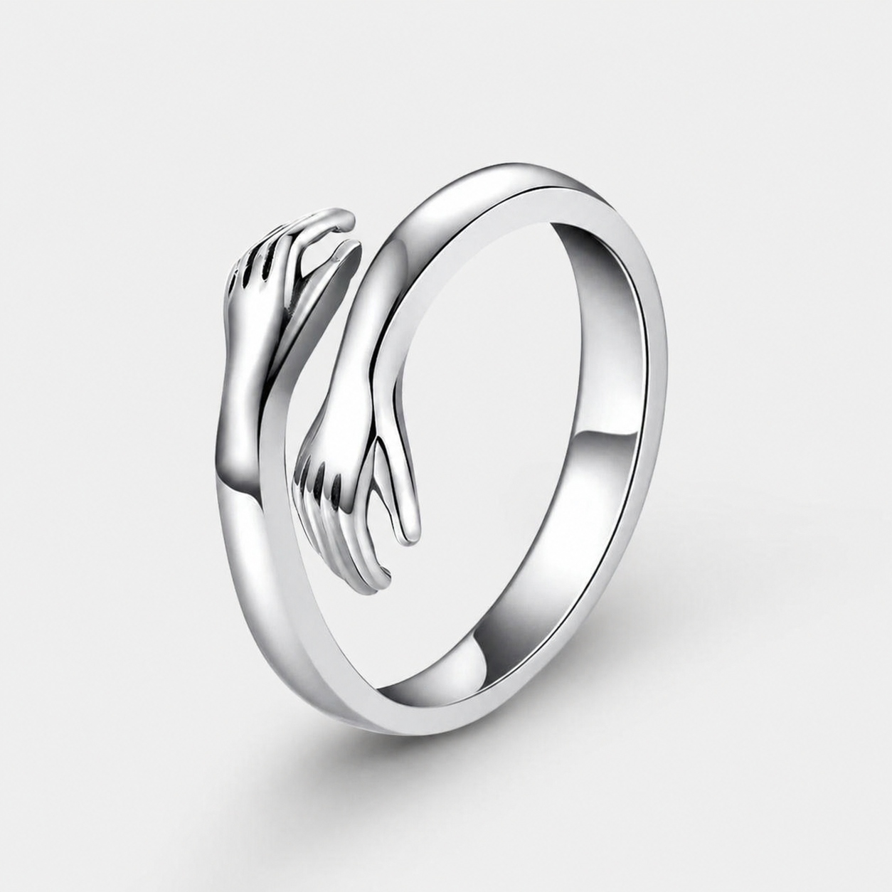 Anillo de Abrazo - Plata Real