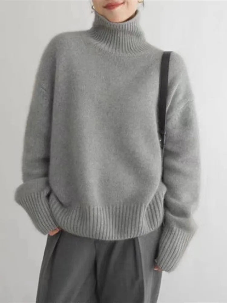 Linea | Jersey de Cuello Alto Elegante