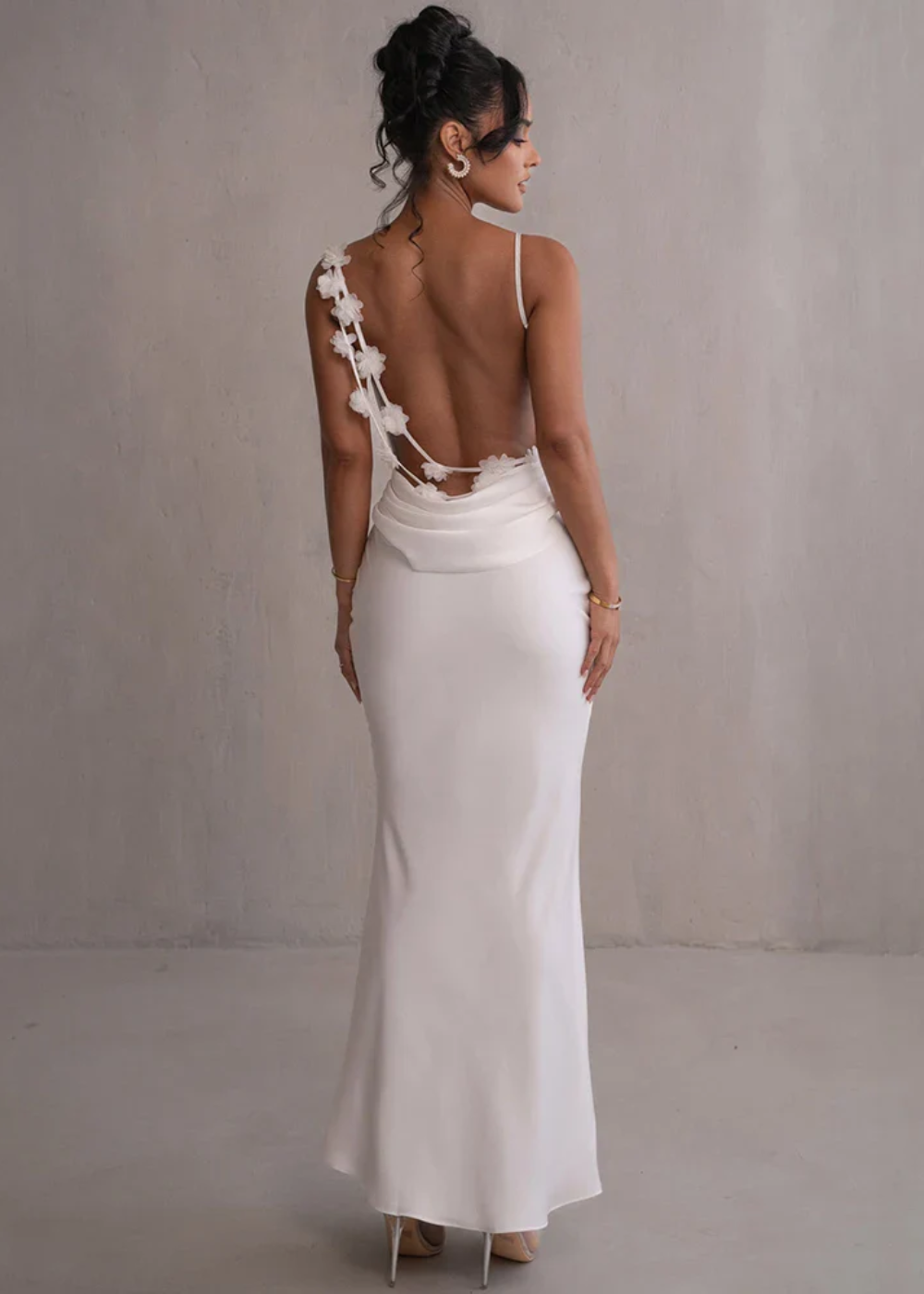 Delilah | Vestido Maxi Espalda Floral