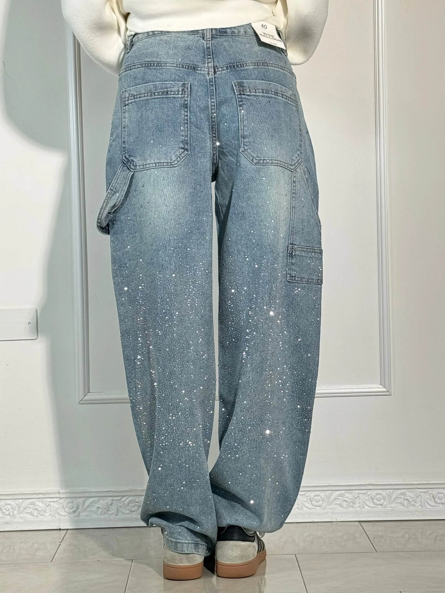 Gertrud | Jeans con Detalles Brillantes