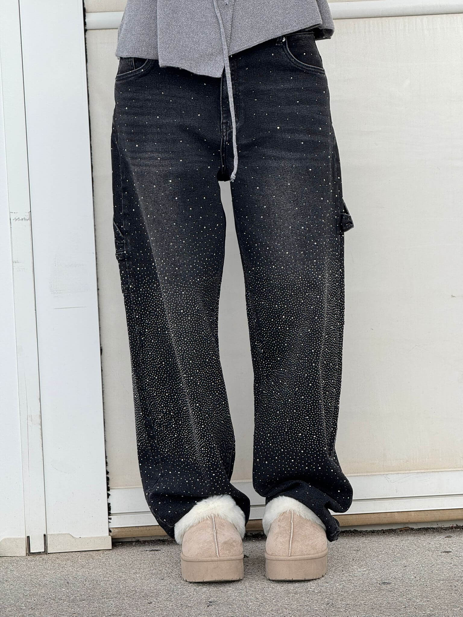 Gertrud | Jeans con Detalles Brillantes