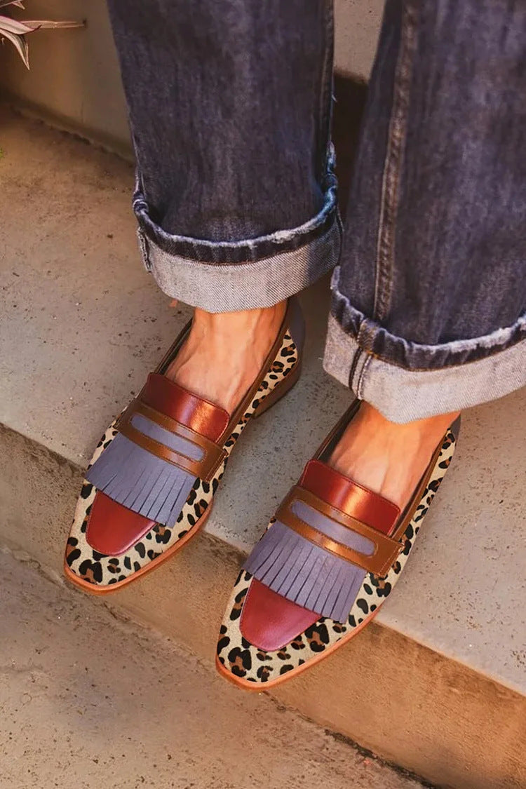 Zelda | Mocasines Elegantes Leopardo