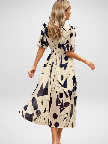 Monia | Vestido Midi con Escote en V