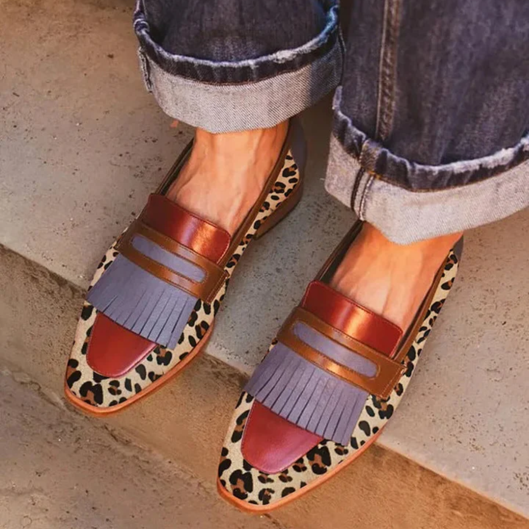Zelda | Mocasines Elegantes Leopardo