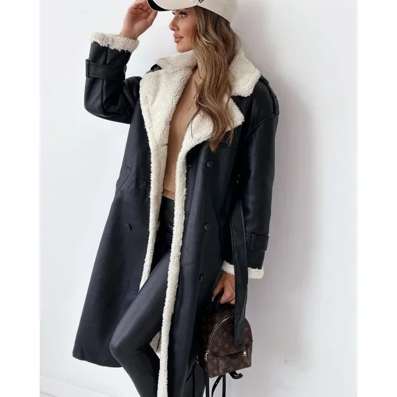 Monroe | Abrigo Trench con Forro Teddy