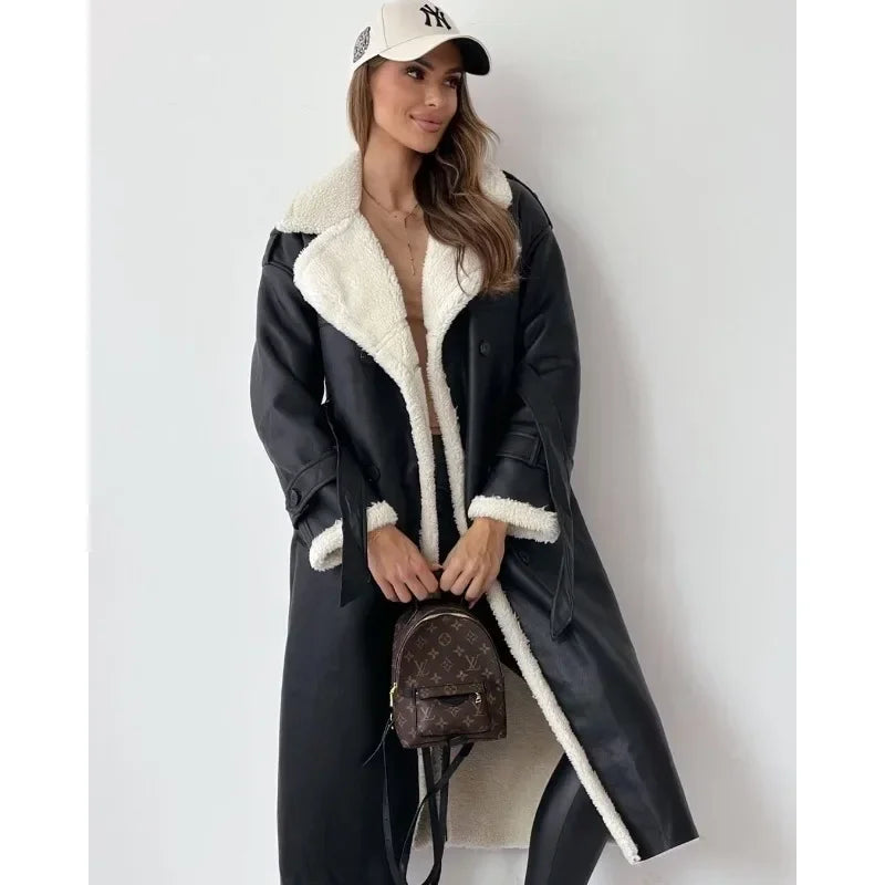 Monroe | Abrigo Trench con Forro Teddy