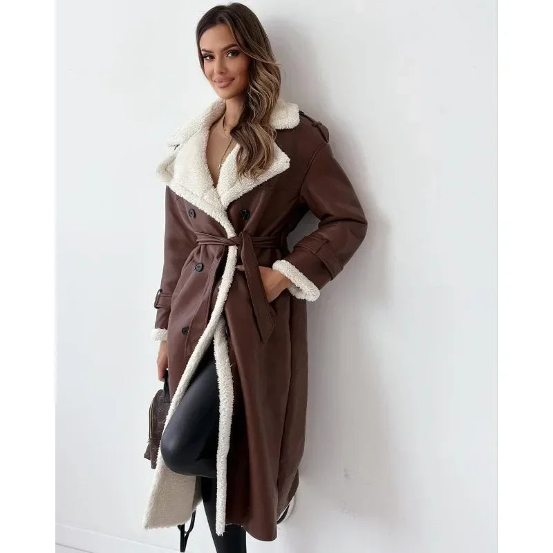 Monroe | Abrigo Trench con Forro Teddy