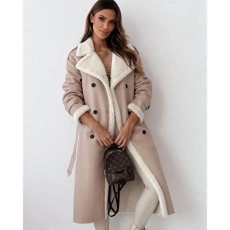 Monroe | Abrigo Trench con Forro Teddy