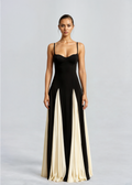 Selene | Vestido Maxi Bicolor de Gala