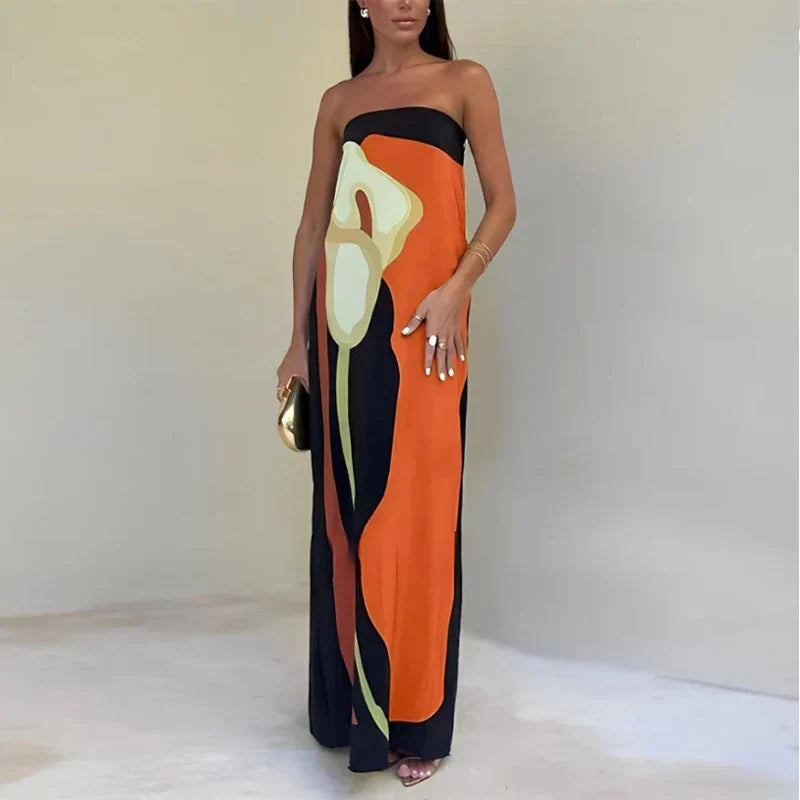 Alisa | Vestido Verano Sin Tirantes