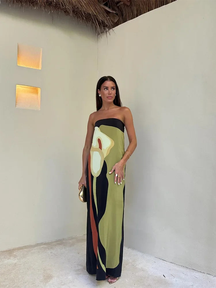 Alisa | Vestido Verano Sin Tirantes