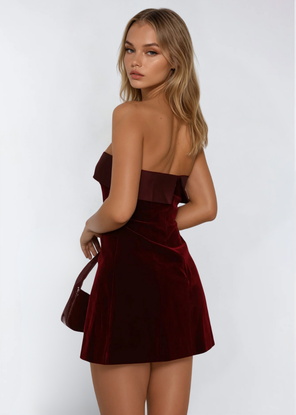 Stella | Vestido Mini de Terciopelo