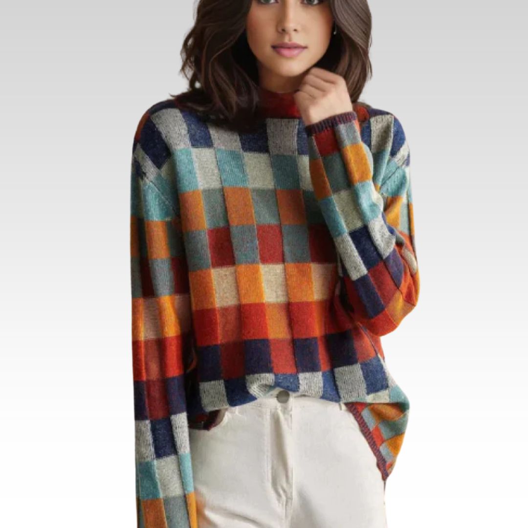 Anna | Jersey de Cuello Alto de Lana