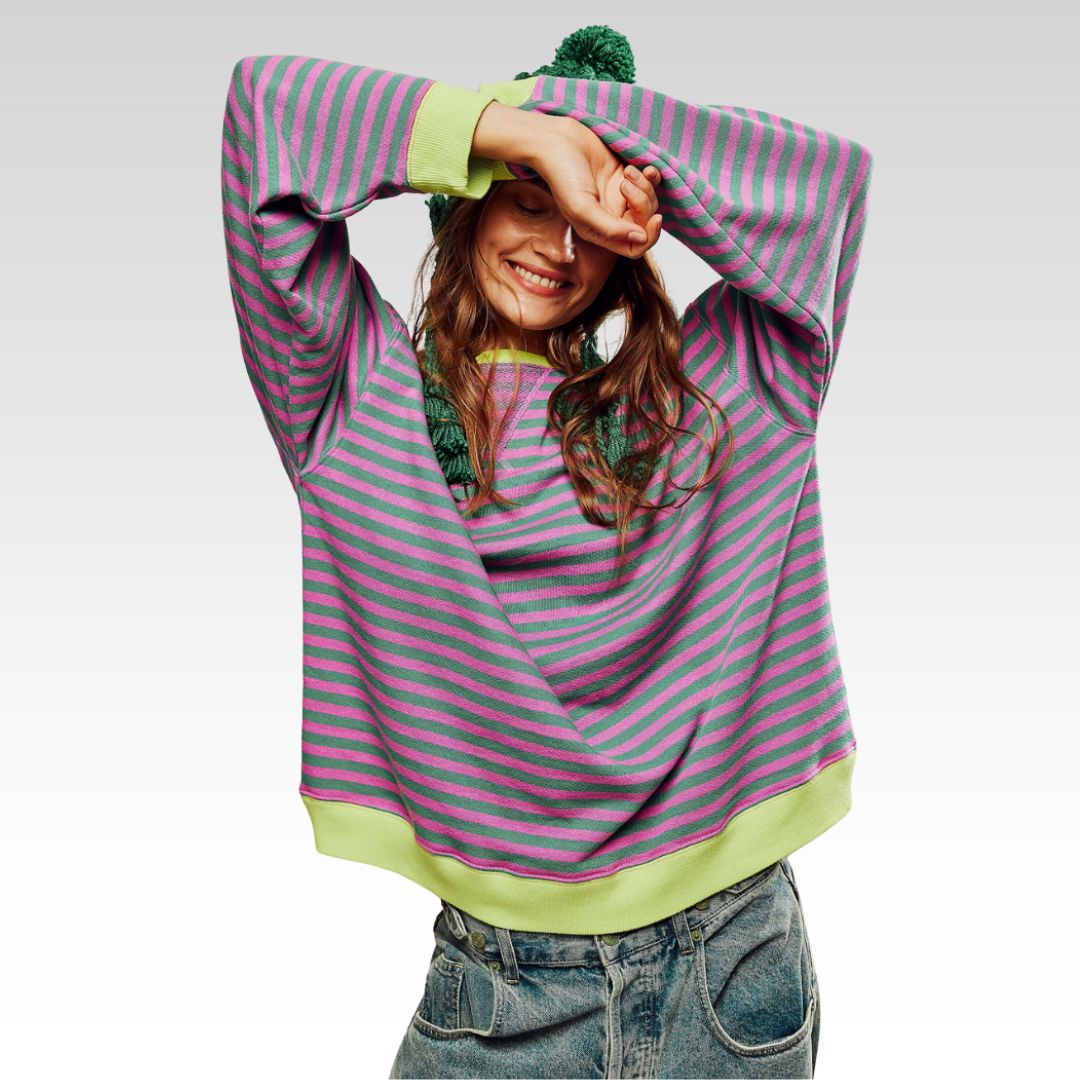 Mana | Jersey Oversize de Rayas