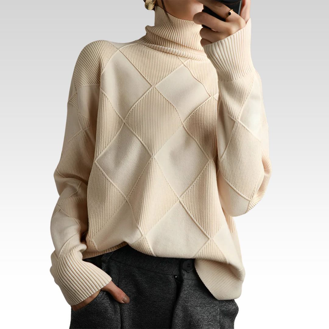 Marcelle | Jersey de Cuello Alto Suave
