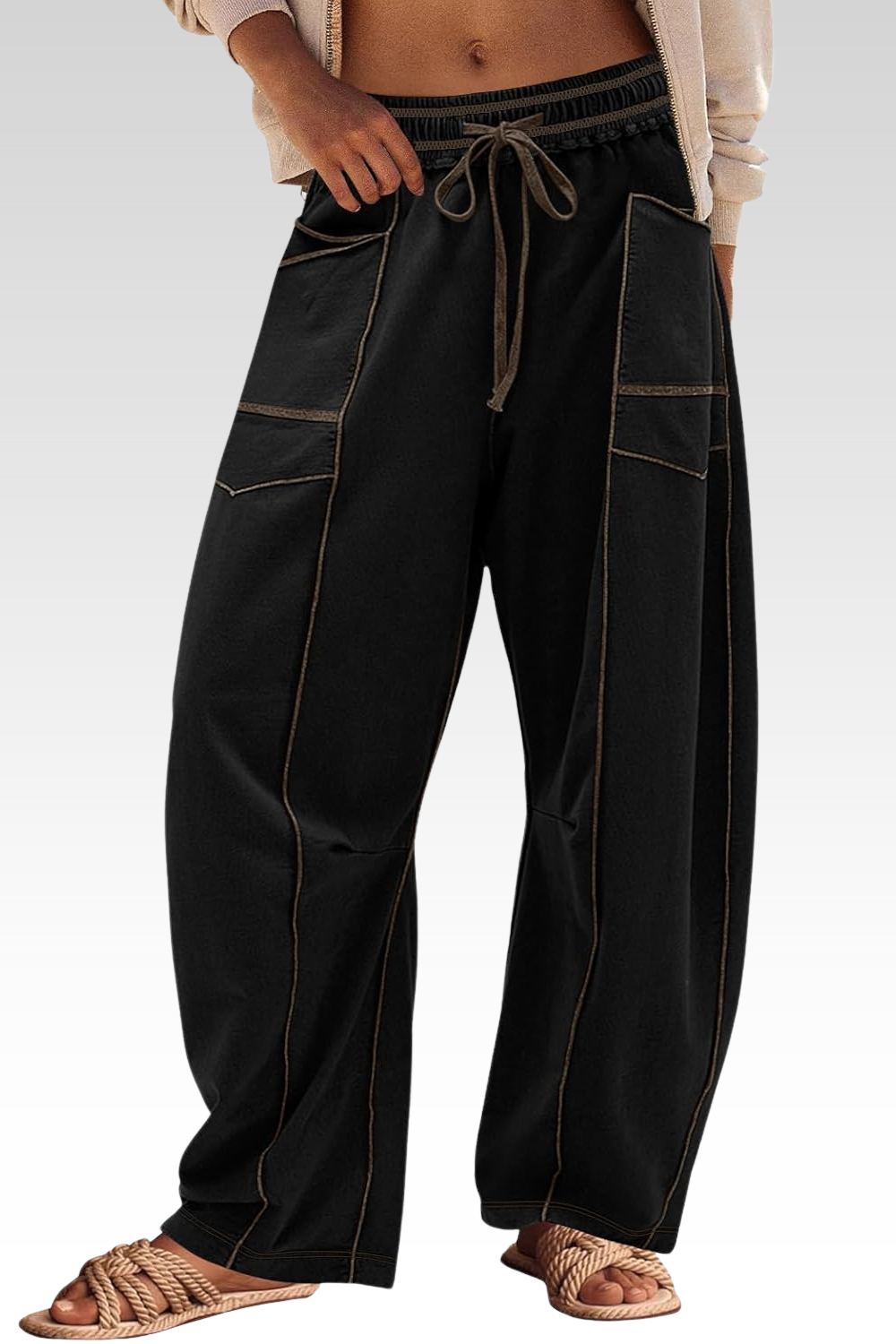 Lina | Pantalón Barrel Fluido