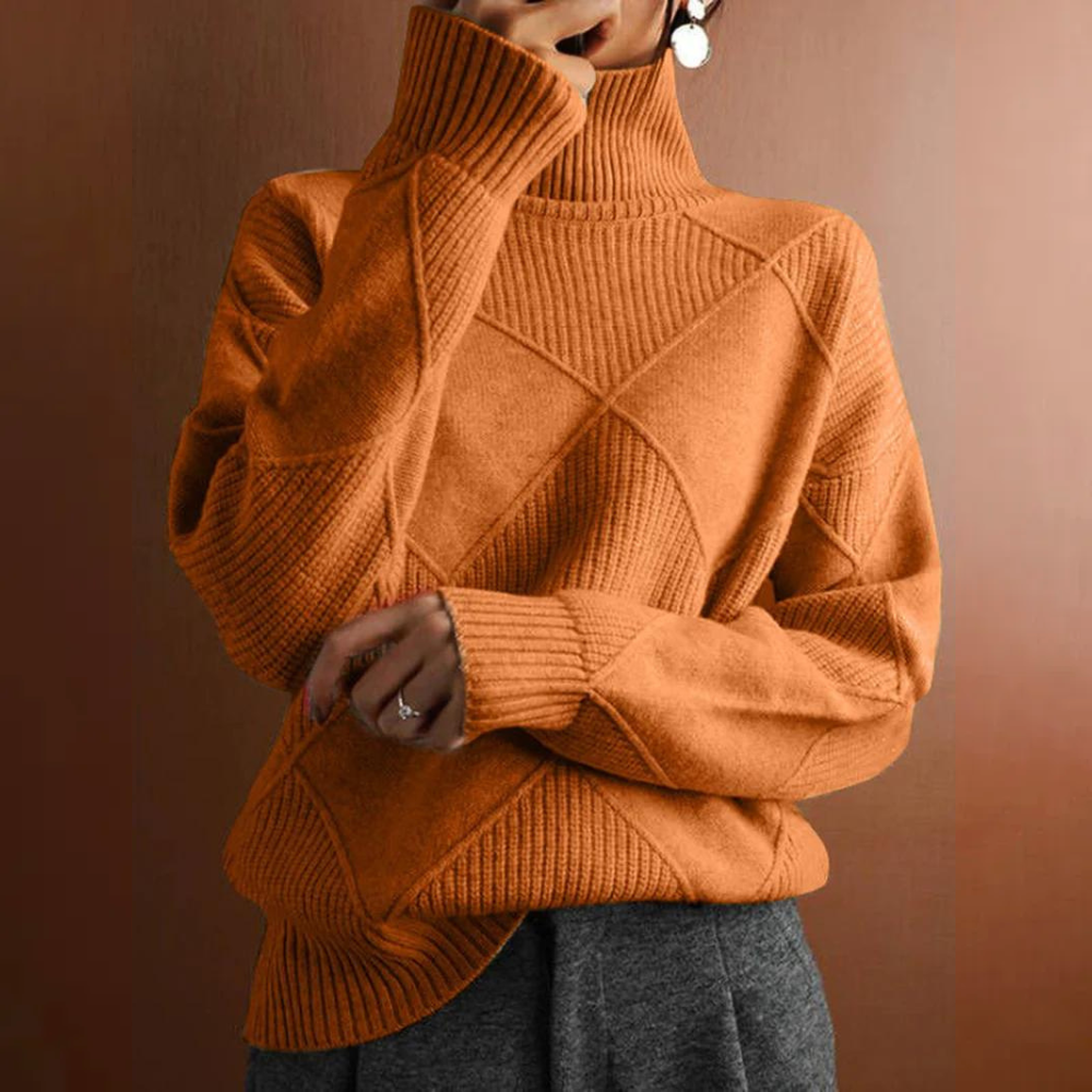 Marcelle | Jersey de Cuello Alto Suave