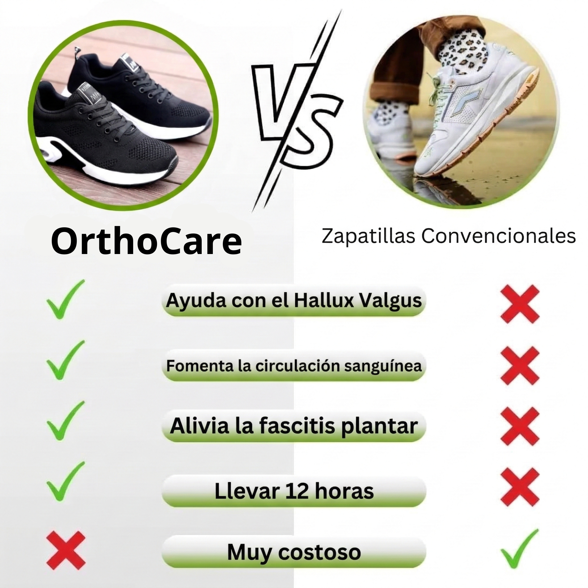 Zapatillas OrthoCare – Camina sin dolor todo el día