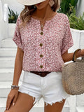 Amira | Blusa Floral con Botones