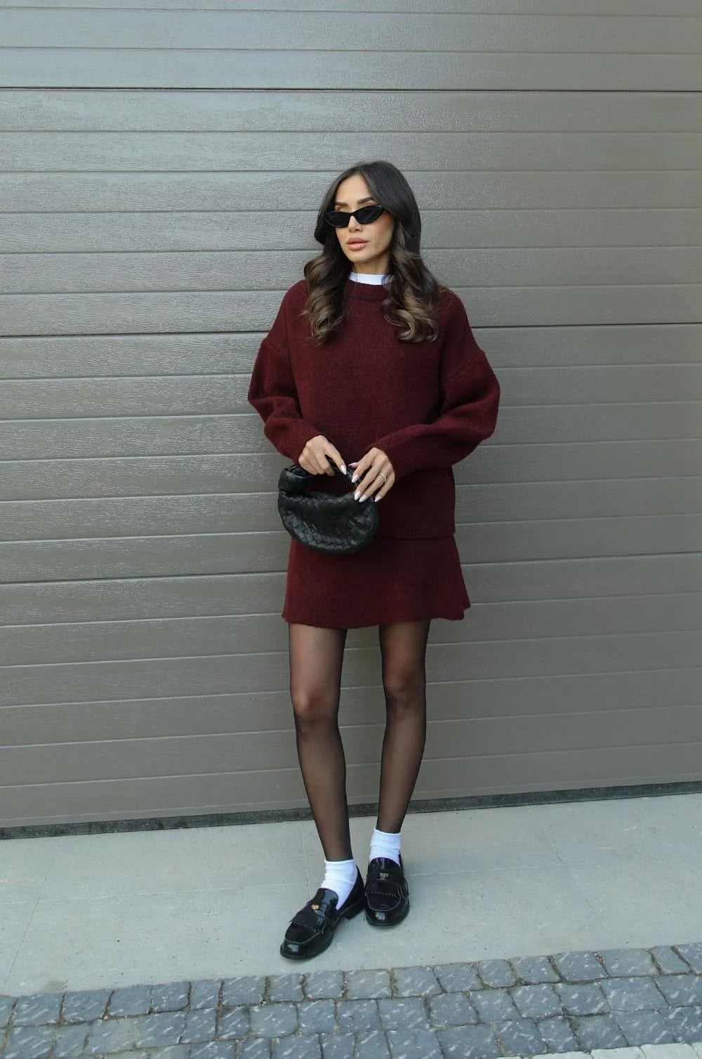 Helena | Conjunto de Punto con Falda