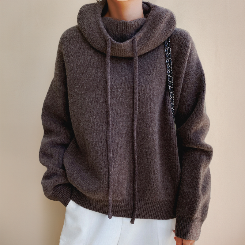 Charlotte | Jersey de Cuello Alto de Merino