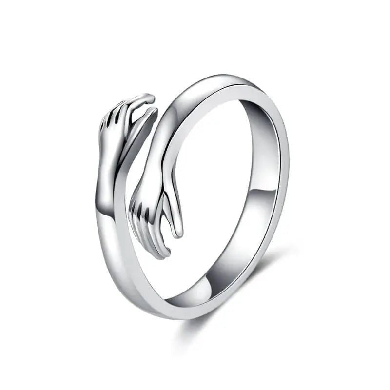 Anillo de Abrazo - Plata Real