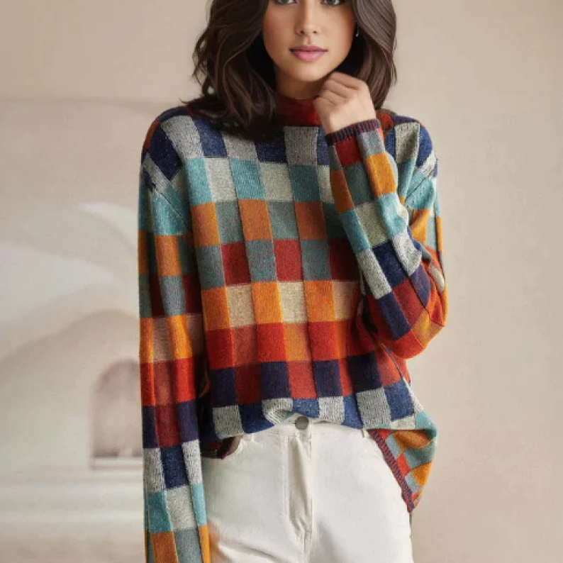 Anna | Jersey de Cuello Alto de Lana