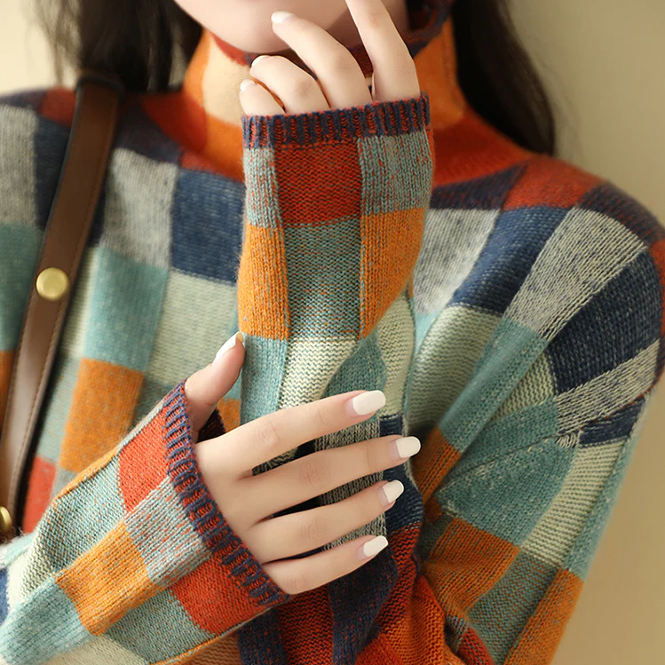 Anna | Jersey de Cuello Alto de Lana