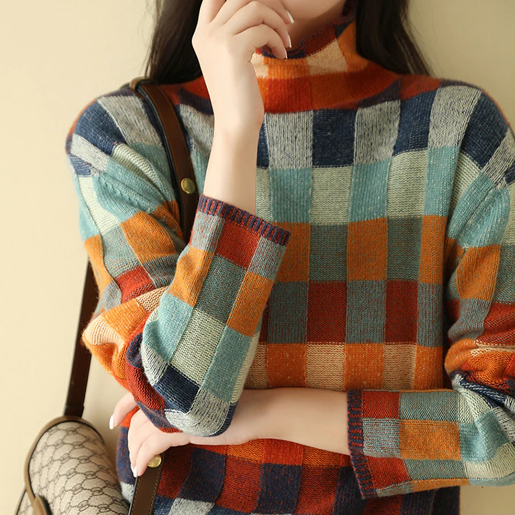 Anna | Jersey de Cuello Alto de Lana