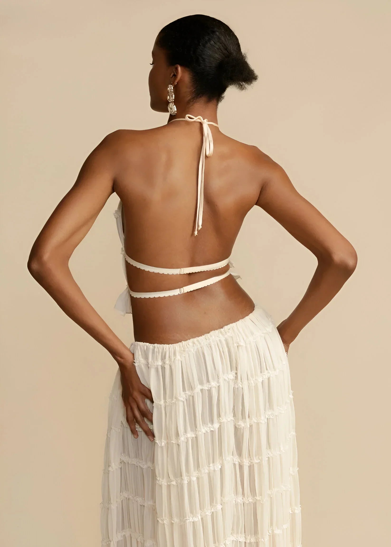 Leonie | Conjunto Halter con Falda Larga