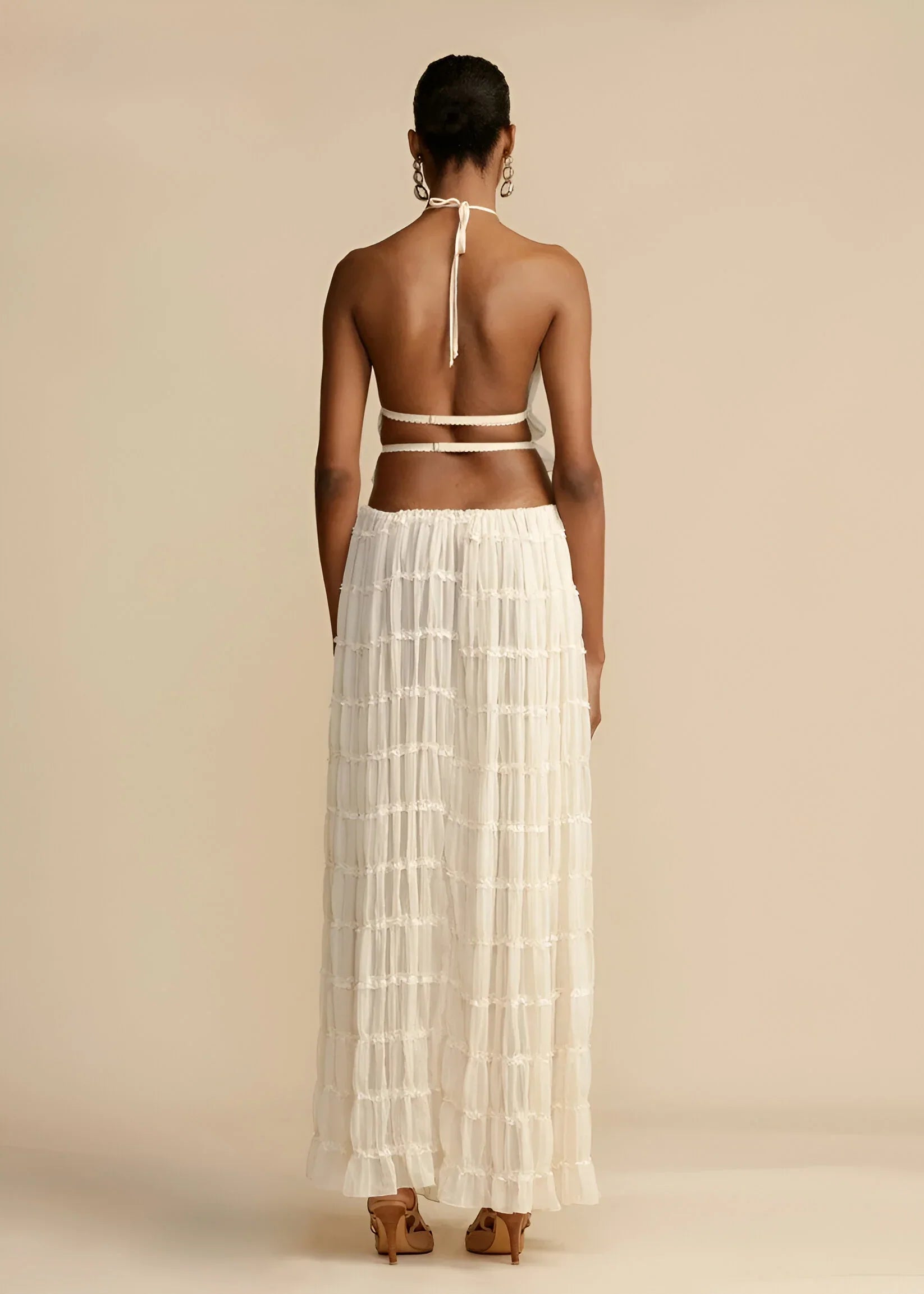 Leonie | Conjunto Halter con Falda Larga