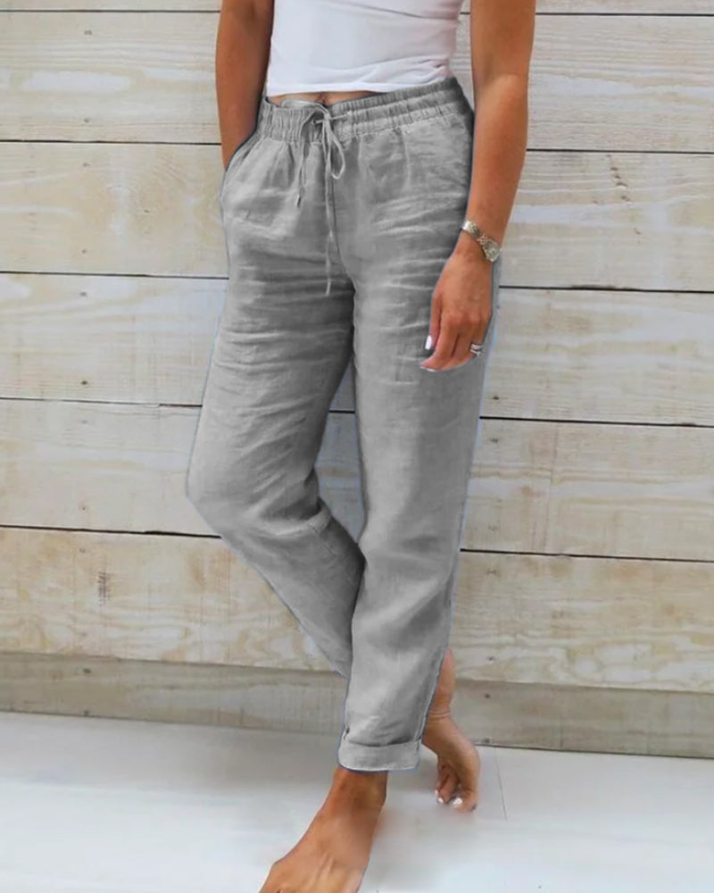Beatrice | Pantalón Fluido de Pierna Ancha
